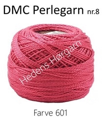 DMC Perlegarn nr. 8 farve 601